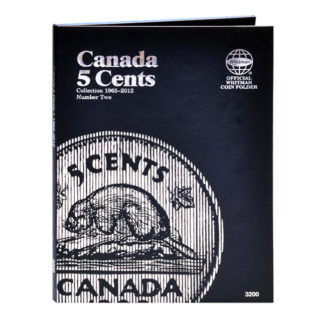 Whitman Coin Folder - Canadian 5 Cents #2 1965-2012
