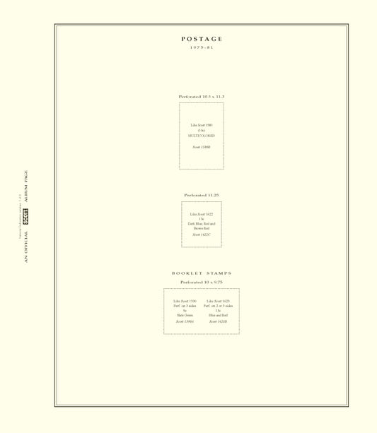 Scott US National Perf Varieties 1975-1998