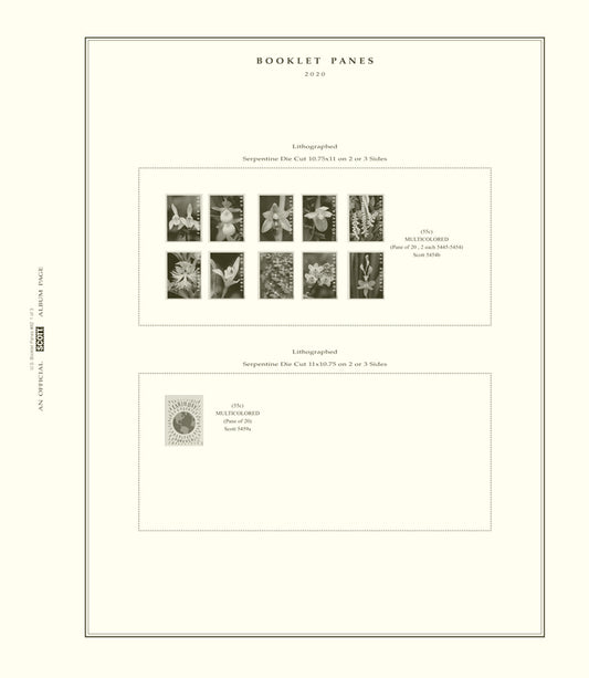 Scott US Booklet Pane 2020 #82