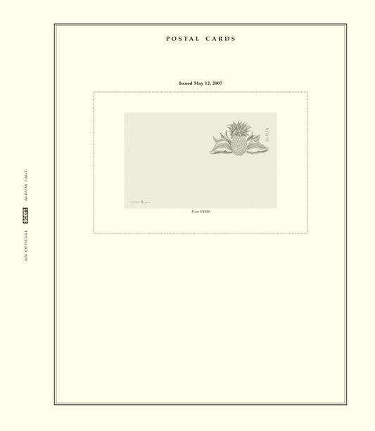 Scott US Postal Cards 2007-2014