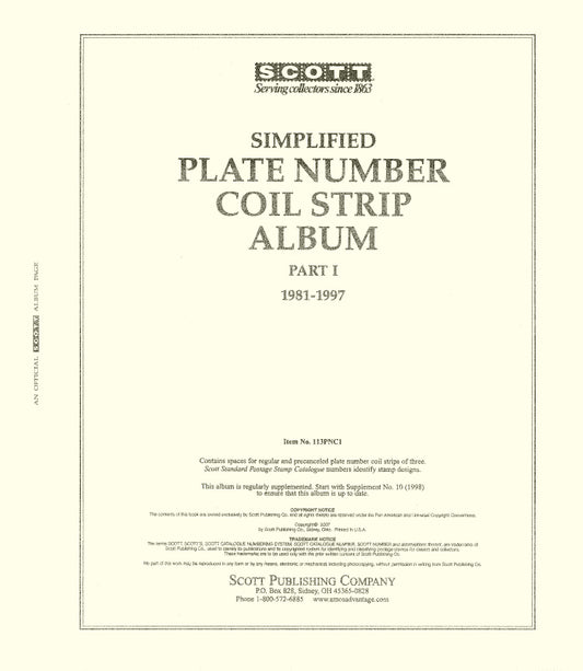 Scott US Simplified PNC  1981-1997