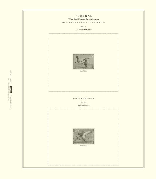 Scott US Hunting Permits (Duck) Blocks 2017 #15