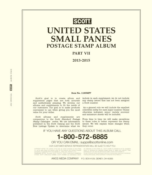Scott US Small Panes 2013-2015