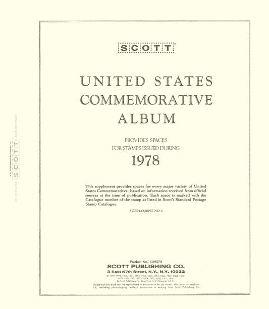 Scott US Commemorative Singles 1978 #8