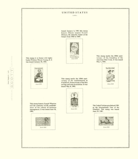 Scott US Commemorative Singles 1981 #11