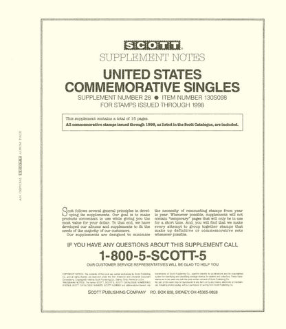 Scott US Commemorative Singles 1998 #28