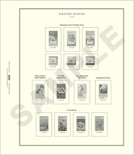 Scott US National Used Singles Pt 2 1980-1989