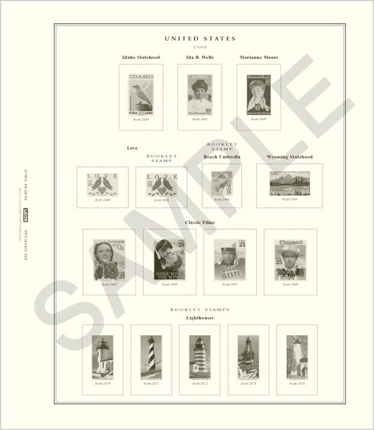 Scott US National Used Singles Pt 3 1990-1994