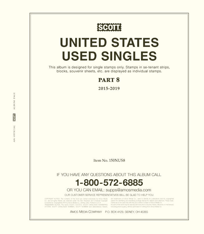 Scott United States National Used Singles 2010-2019 Album Set