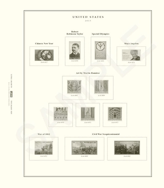 Scott United States National Used Singles 2010-2019 Album Set