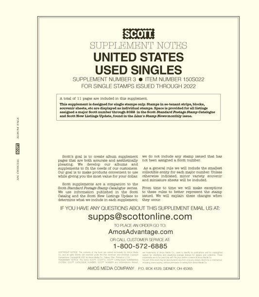 Scott National Used Singles 2022 #3