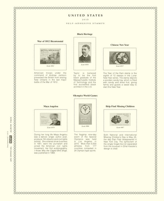 Scott US Pony Express 2015 #27