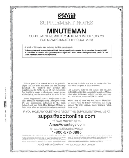 Scott US Minuteman 2020 #52