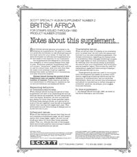 Scott British Africa 1990 Supp #2