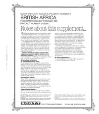 Scott British Africa 1991 Supp #3