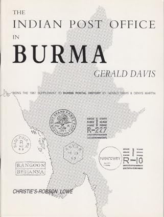 Indian Post Office In Burma Supp