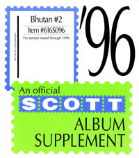 Scott Bhutan 1996 Supp #2