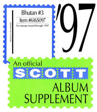 Scott Bhutan 1997 Supp #3