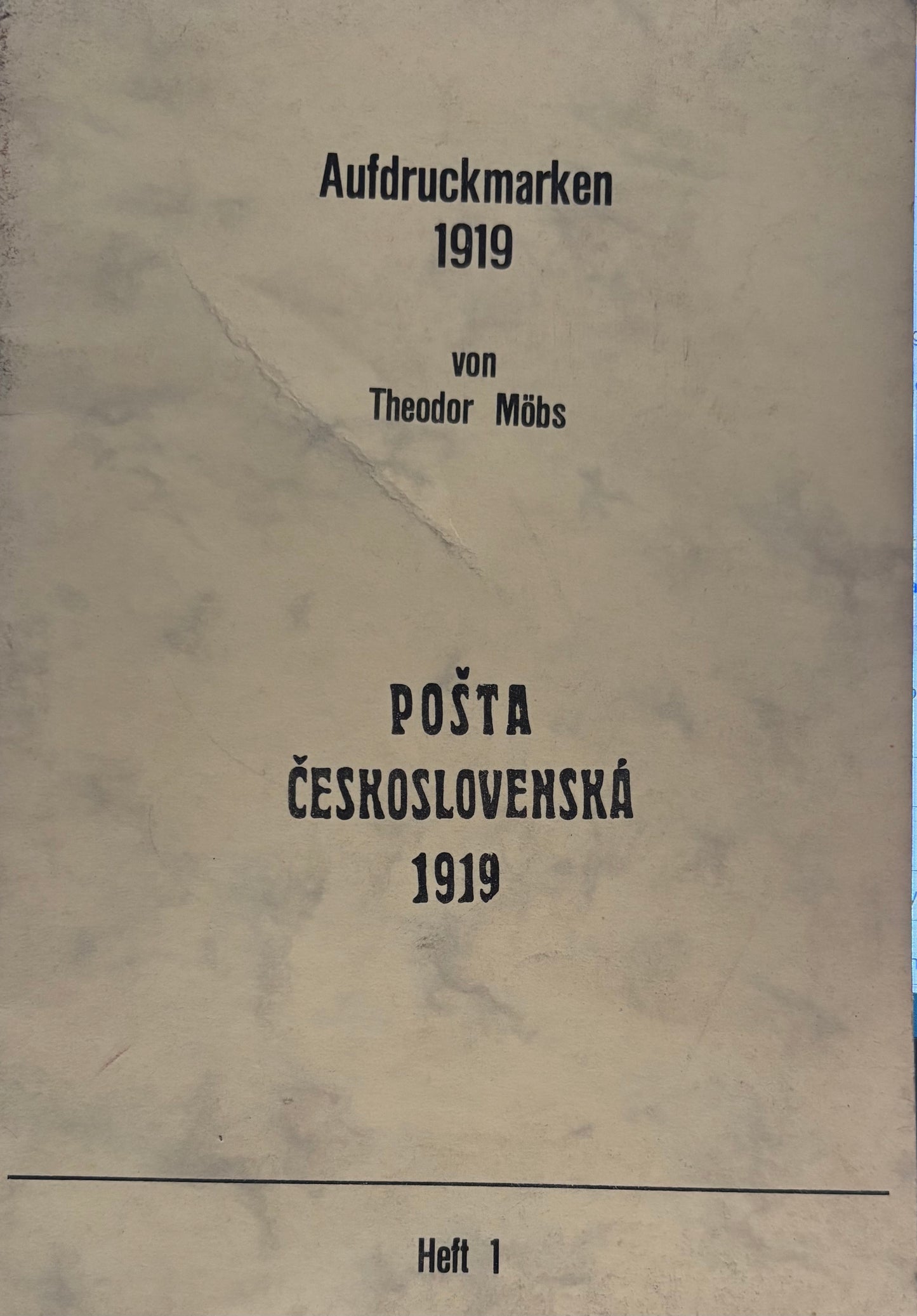 Posta Cezkoslovenska 1919