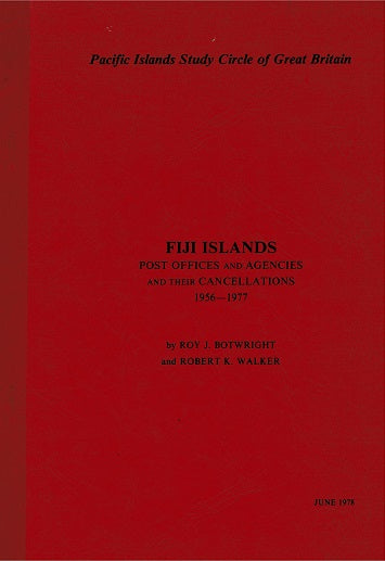 Fiji Islands Post Offices and Agencies-Cancels 1956-1977