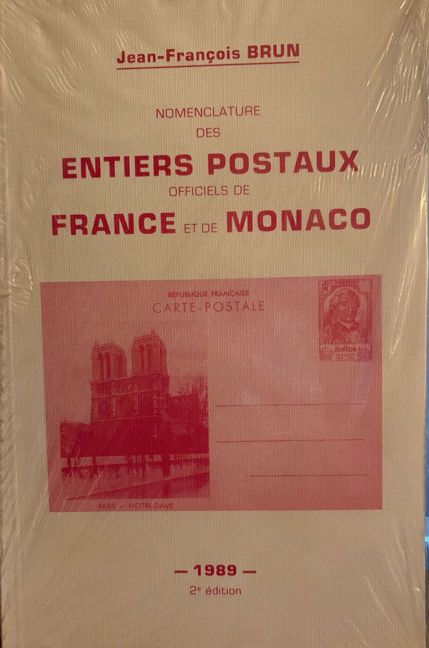 Nomenclature des Entiers Postaux