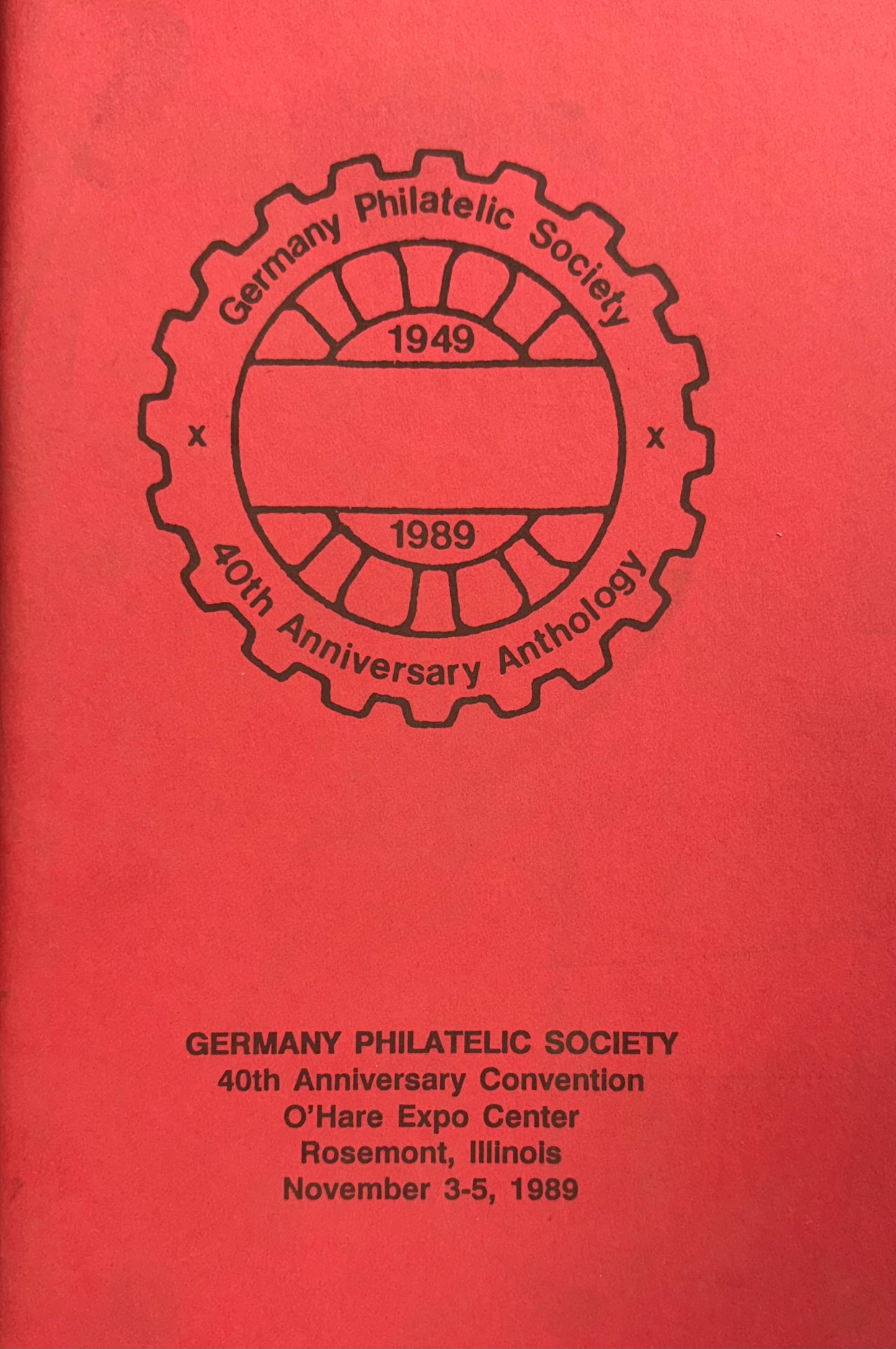 Germany Philatelic Society - 40th Anniversary Convention