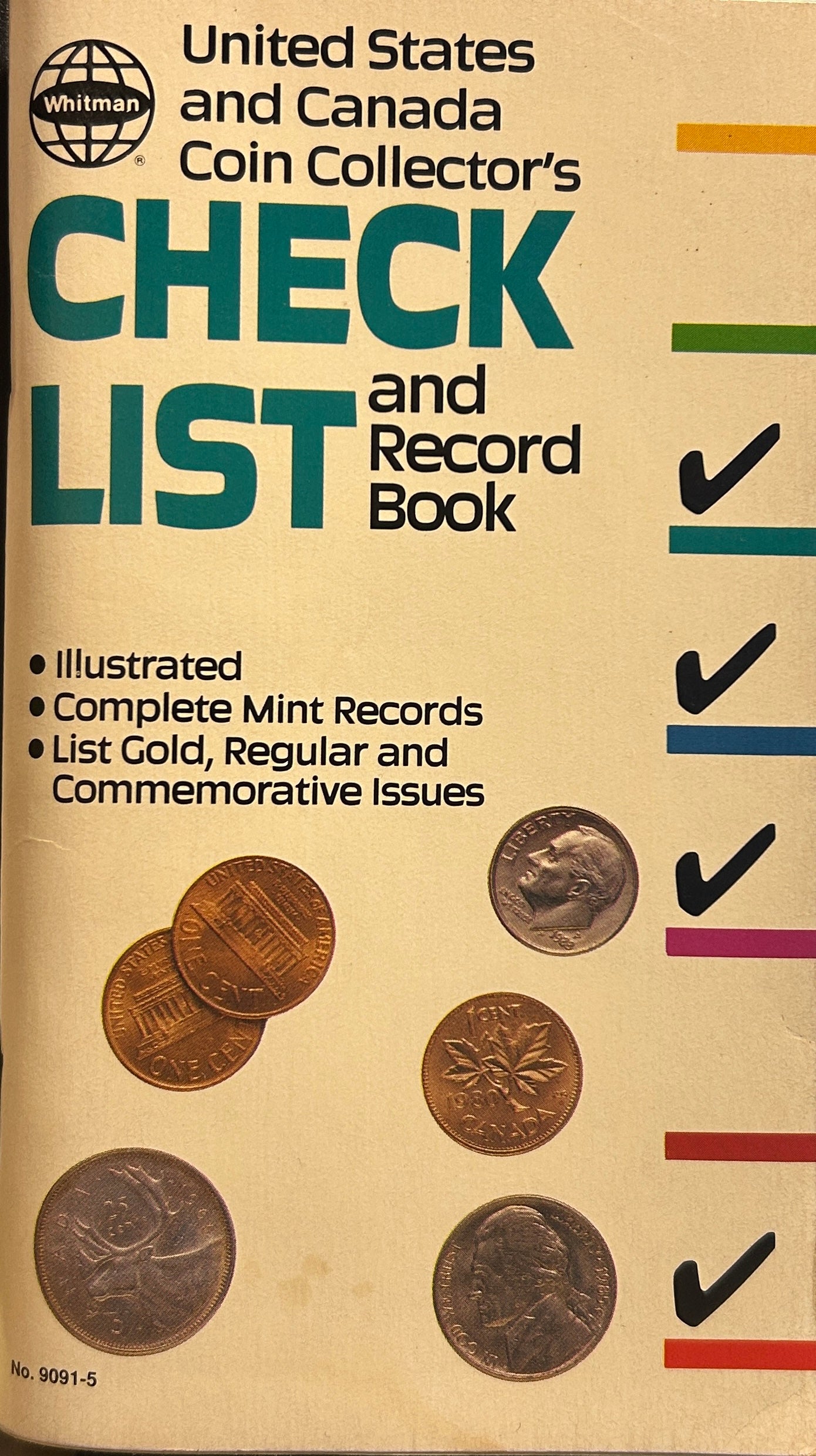 Check List & Record Book Of U.S. & Canadian Coins