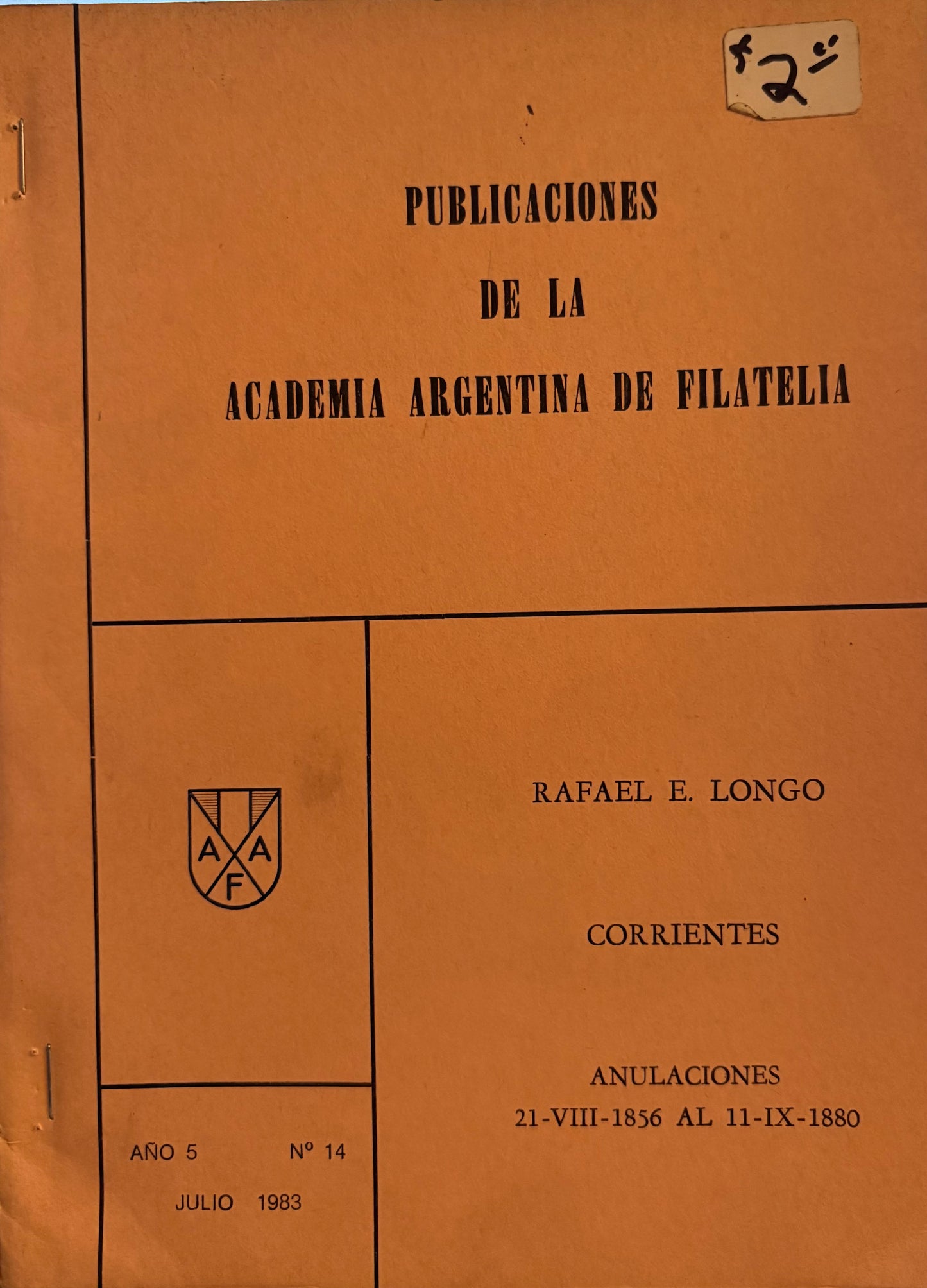 Publications de la Academia Argentina de Filatelia