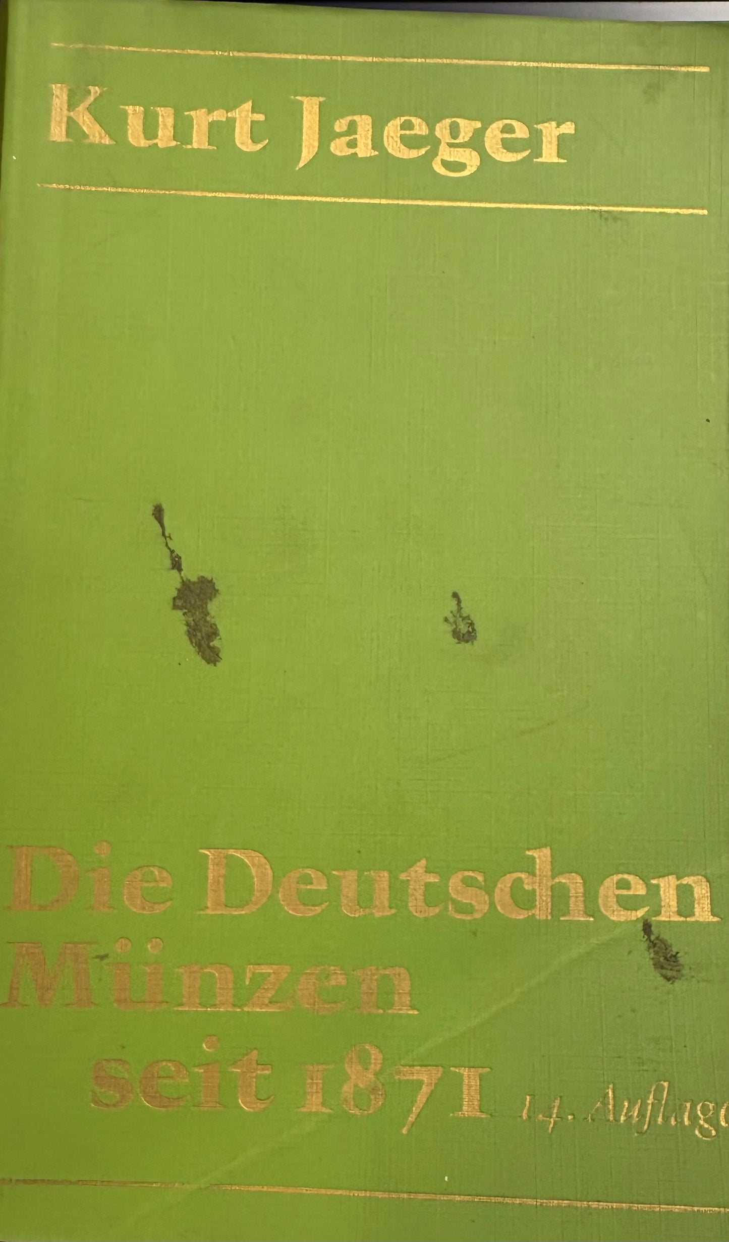 Kurt Jaeger Die Deutschen Munzen Seit 1871 14 Auflage