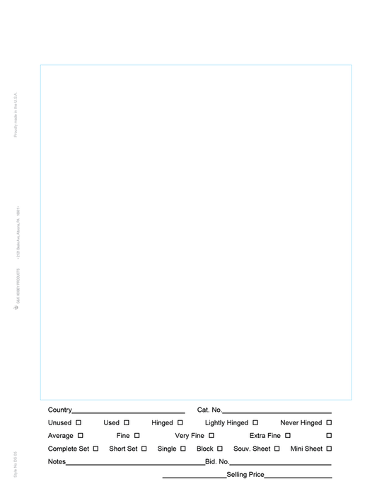 Dealer Sales Pages 250 #05B