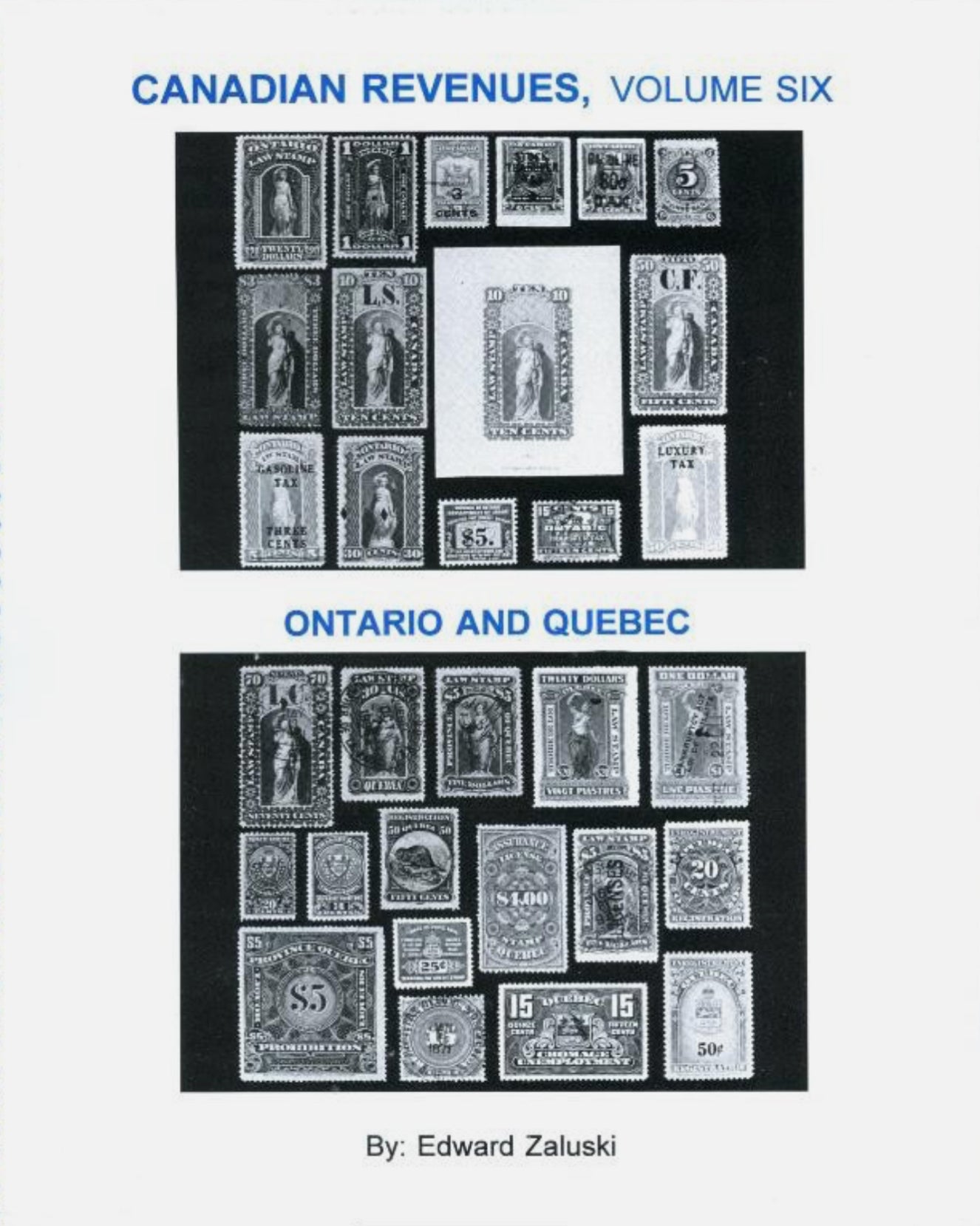 Canadian Revenues Vol 6 Ontario And Quebec