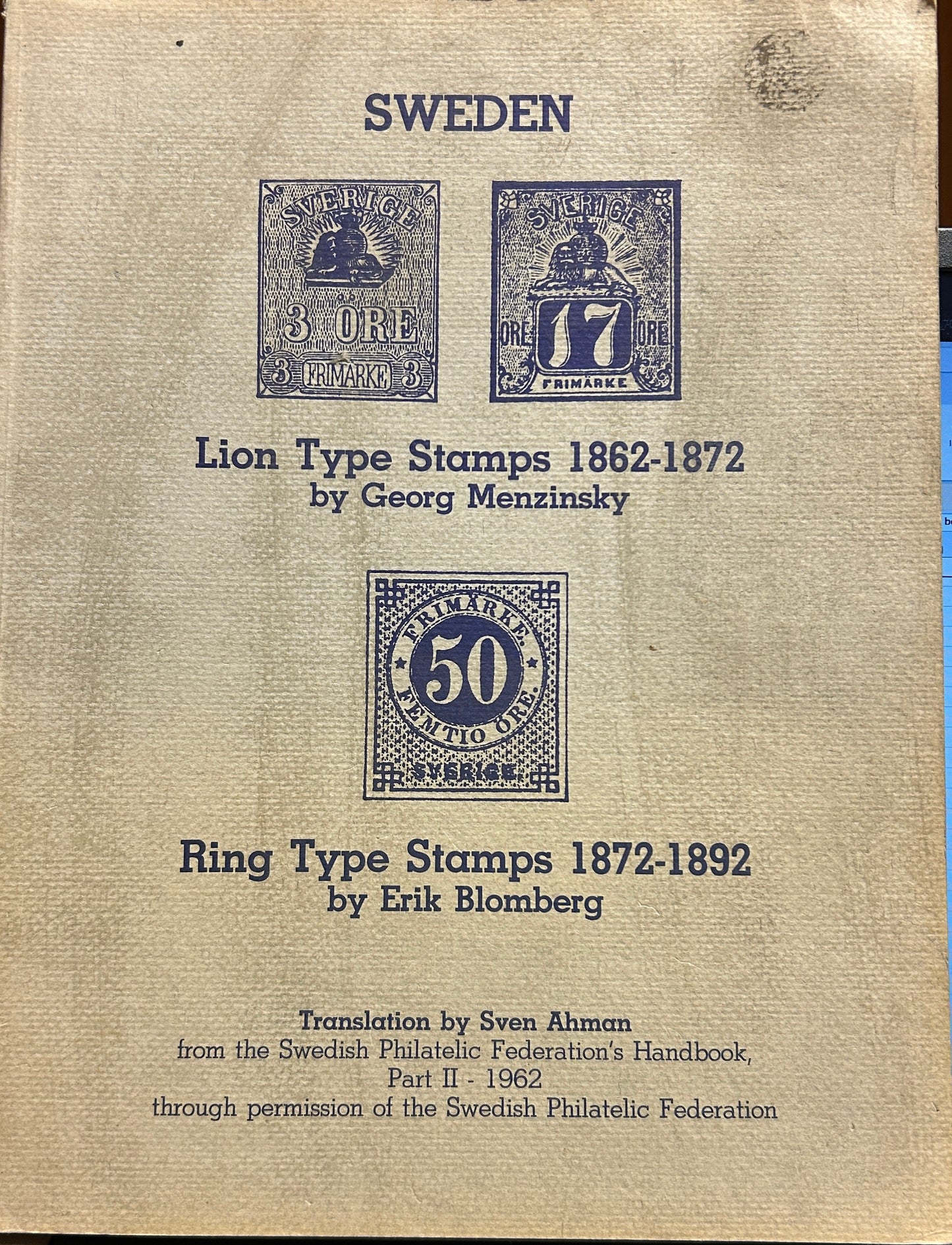 Sweden Lion Type Stamps 1862-1872