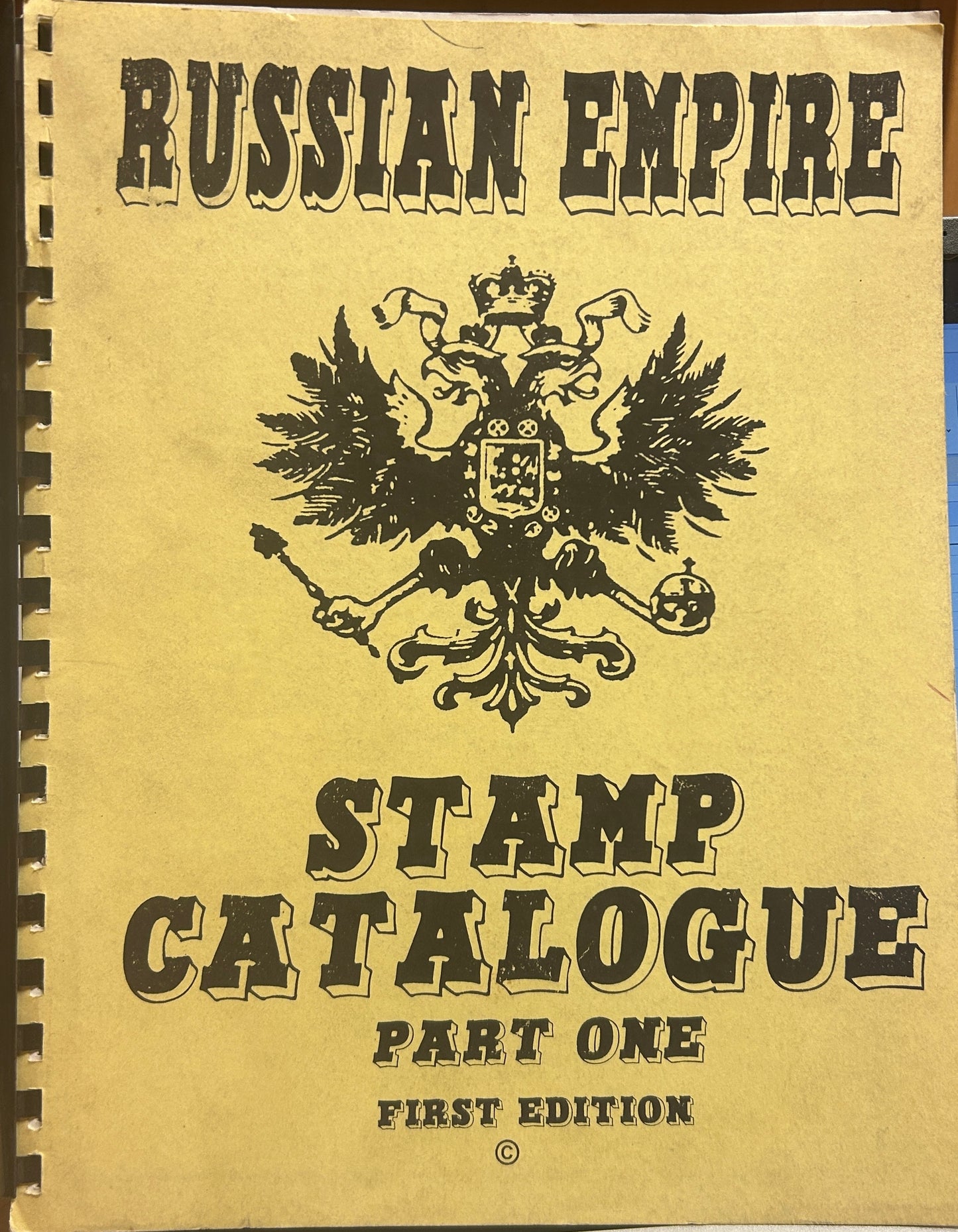 Russian empire stamp catalog part 1 and part 2