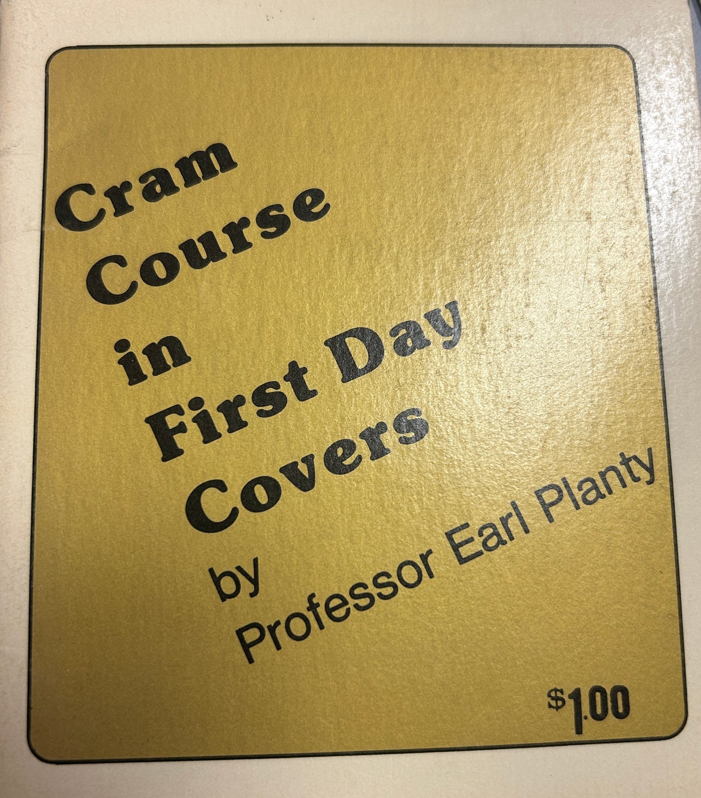 Cram course in first day covers