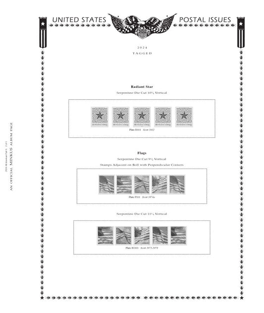 Minkus All-American 2024 Part 6: US Plate No. Coild Strips