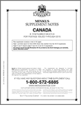 Minkus: Canada 2015 Supplement (23 Pages- 3-Ring)