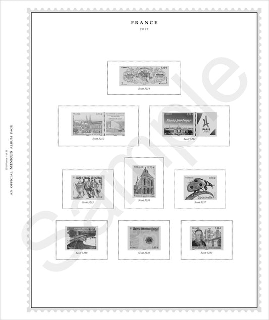 Minkus: France 2018 Supplement
