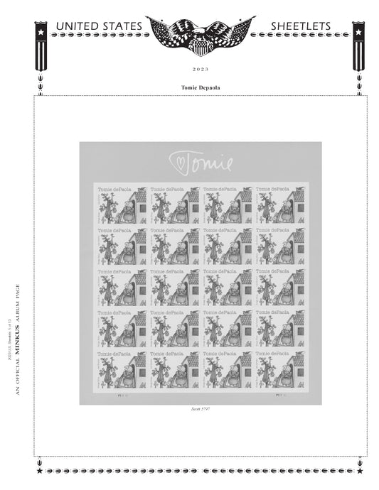 Minkus: US Sheetlets 2023