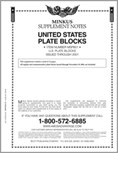 Minkus: US Plate Blocks 2001 Supplement (13 Pages)
