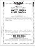 Minkus: US Plate Blocks 2012 (21 Pages)