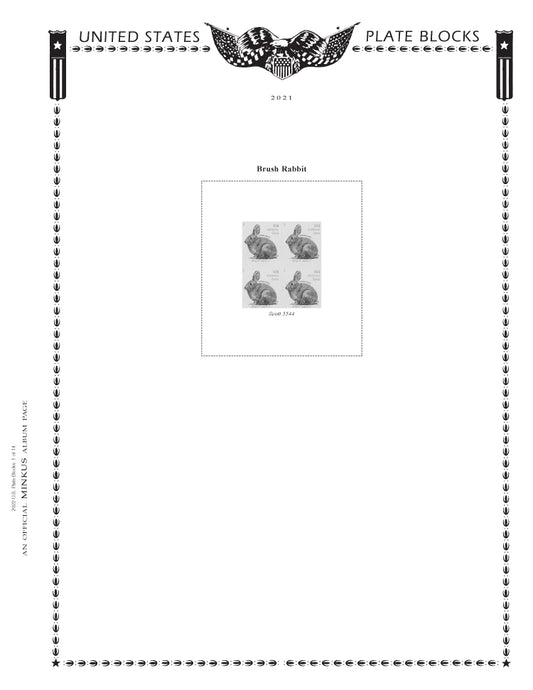 Minkus: US Plate Blocks 2022