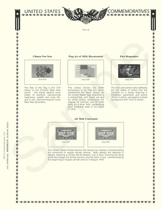 Minkus: US Commemoratives 2018