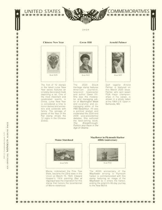 Minkus: U.S. Commem. 2020