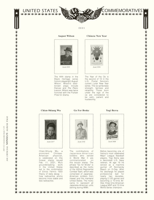 Minkus: U.S. Commem. 2021