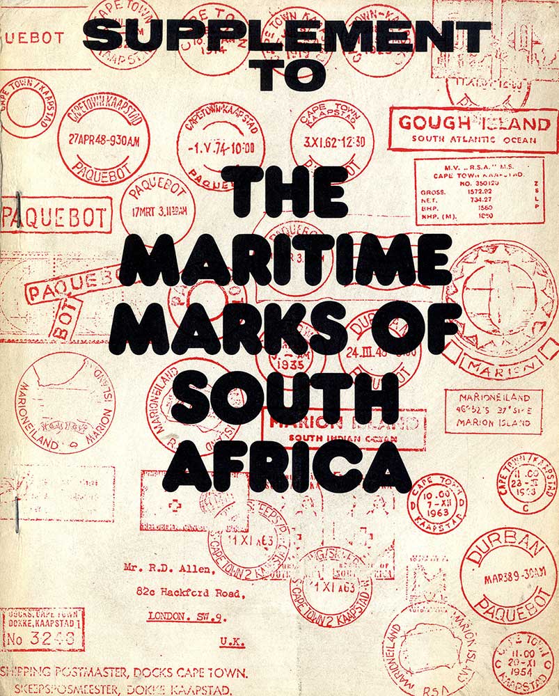 Maritime Marks Of South Africa Supplement