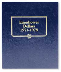 Whitman Eisenhower Dollars 1971-1978 W/Proofs Album