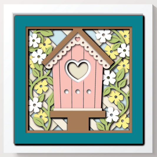 Shadow Box - Bird House mini 3