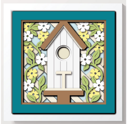 Shadow Box - Bird House mini 1