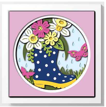 Shadow Box - Rain Boot Mini 1