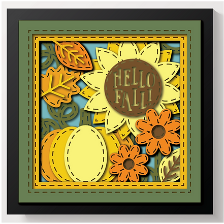 Shadow Box - Hello Fall